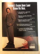 Larry Sanders Show Magazine Pinup Vintage Ephemera Print Ad Garry Shandling
