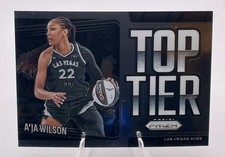 2025 Panini WNBA Prizm A'ja Wilson Top Tier Insert #2 Las Vegas Aces