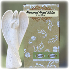 Angel Statue Sympathy Gift, Memorial Figurine for Healing and Comfort, Bereaveme