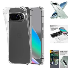 Clear Case For Google Pixel 10/10 Pro/10 Pro XL Slim TPU Shockproof Bumper Cover