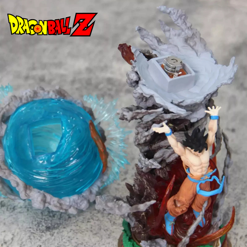 Goku Super Saiyan Action Figure Dragon Ball 23 CM Statuetta Collezione Anime LED - Foto 3 di 6