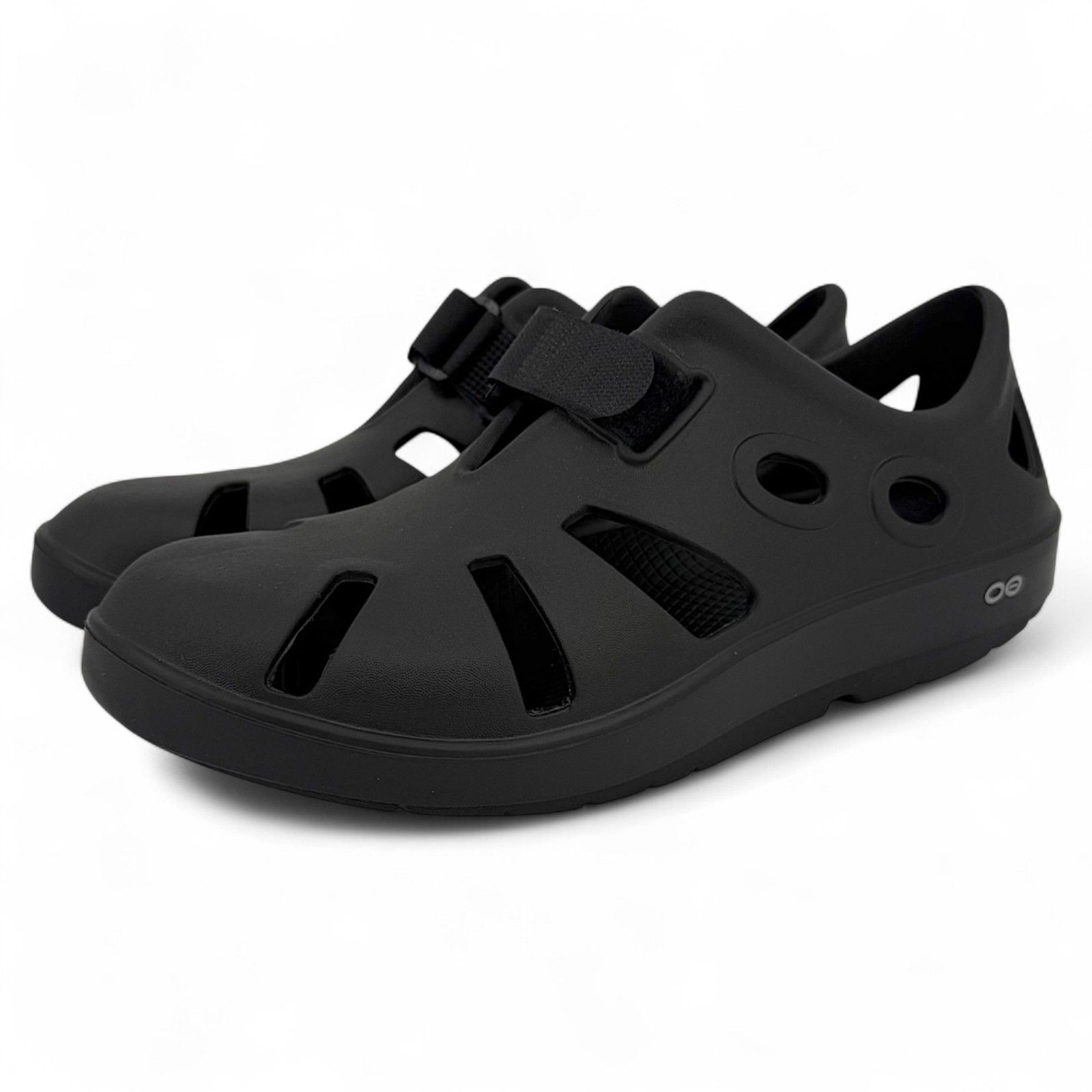 OOFOS Men's OOcandoo Sandal Black Size 12