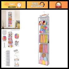 Hanging Yarn Storage Organizer with 5 Large Pockets, Knitting  Crochet Accessor