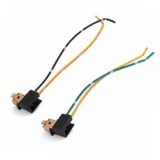 2pcs H1 Connector, Headlight Wiring Harness, 12v-24v Fog Light Bulb Socket