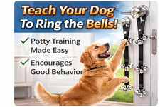 2-Pack Pet Training Doorbells for Dogs  Cats   Adjustable Length, 7 Loud Bells,