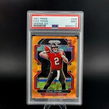 2021 Panni Prizm Kyle Trask Orange Ice Prizm RC PSA 9 BUCCANEERS #339 