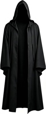 Adult Hooded Robe Cloak Knight Costume Cape Vintage Cloaks Halloween Outfit