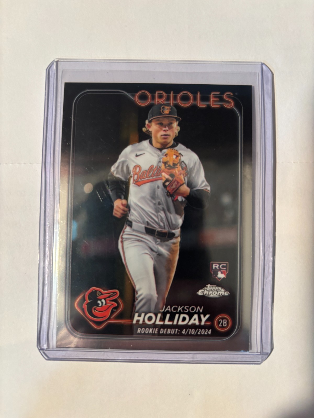 2024 Topps Chrome Update JACKSON HOLLIDAY RC Rookie Card REFRACTOR #USC89 Debut