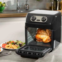 Daewoo 12L Air Fryer Rotisserie Oven Digital Cooker Grill Countertop Black Food