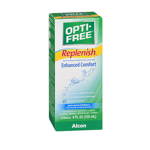 Replenish Enhanced Comfort Multi-Purpose Disinfecting Solution 4 Oz By Opti-Free
