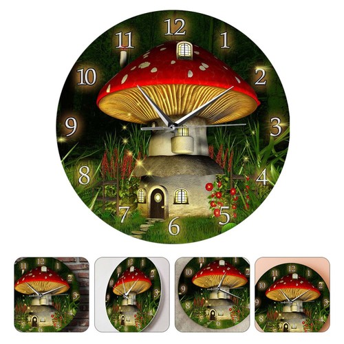 Horloge Murale Céramique Jacques Briant - Motif Raisins Vigne - Vintage Années 70-90