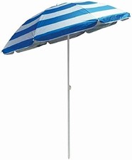 Unibos Beach Parasol Tilt Garden Umbrella UV40 Camping Picnic Sun Shade