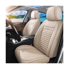 Car Seat Covers Full Set Fit for Kia Sportage 2005-2024, Beige  Premium Faux...