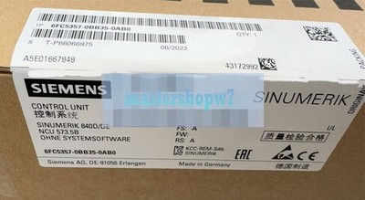 6FC5357-0BB35-0AB0 NEW SIEMENS 6FC5357-0BB35-0AB0 SINUMERIK 840D/DE