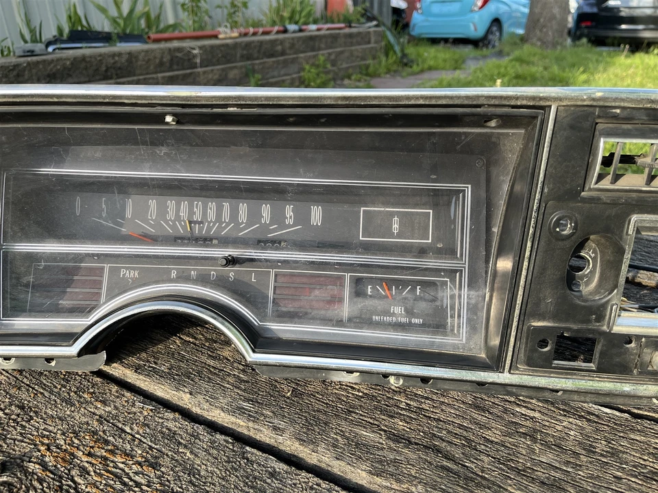 1974-1976 Oldsmobile Toronado Delta 88 98 Dash Instrument Cluster 1975 Gauge Foto 3 de 4