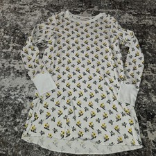 Victoria's Secret floral long-sleeved sleep night gown womens M Farmhouse