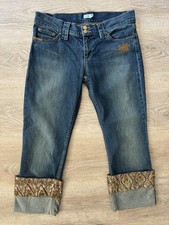 NWT Vintage Cache Embellish Jeans Size 10 Retail 378 Blue/Gold
