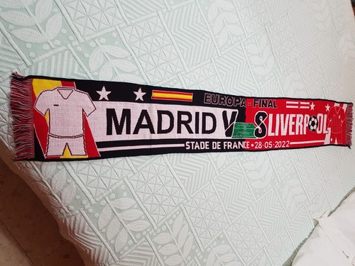 BUFANDA CHAMPIONS LEAGUE 2022 (Paris) LIVERPOOL vs REAL MADRID CF |