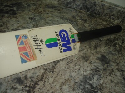 Vintage Gunn & Moore Cricket Bat 30.5'' long skipper used hand made England