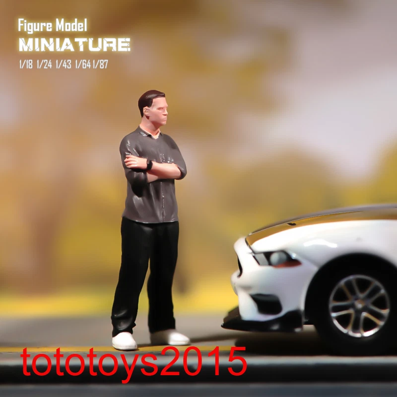 1/87 1/64 1/43 1/35 1/24 1/18 Paul Walker Man Scene Miniatures Figures Dolls Toy - Image 4 of 4