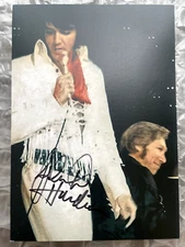 Elvis & Glen D. Hardin Picture | Signed By Glen D. Hardin | Elvis' Pianist