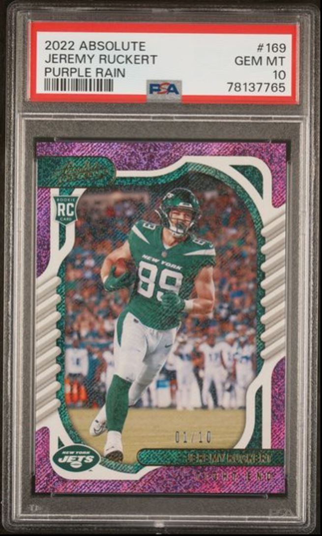 Jeremy Ruckert Panini Absolute #169 Purple Rain