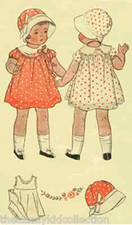 22" Pattern for Shirley Temple Doll  1933