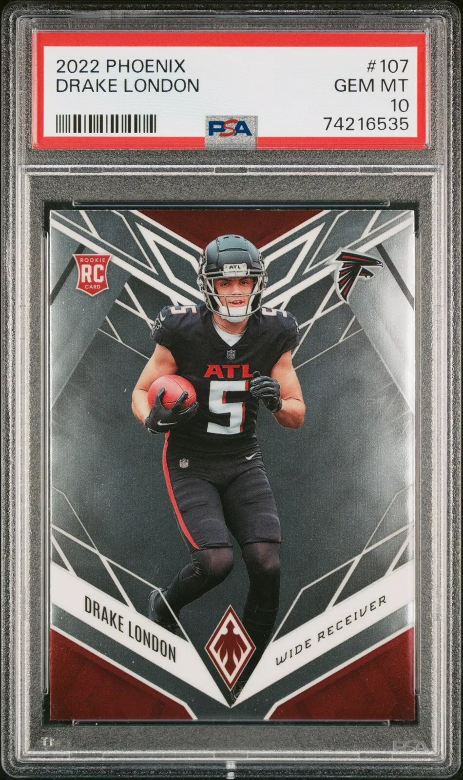 Drake London trading card