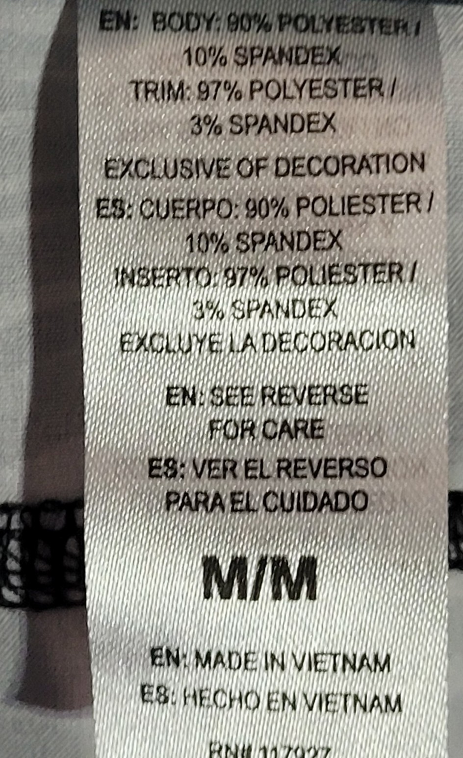 Reebok Athletic Pants Women's M Lightweight Black Gray Striped Tapered Leg thumbnail 4