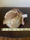 Large DECORATIVE Ceramic PAPAYA Fruit Figurine / Paperweight NEW Tan Brown — photo 7