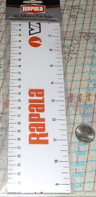 RAPALA 36'' 91cm ADHESIVE FISH RULER *PERFECT FOR BOATS COOLERS TACKLE BOXES BAGS