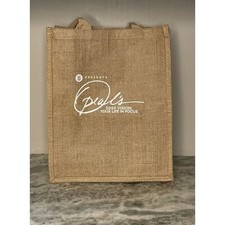 Weight Watchers WW Tote Burlap Bag Tan Oprah 2020 Vision Your Life In Focus