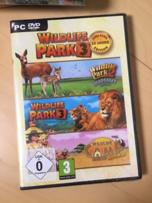 Wildlife Park3 Jubi 10 Jahre Diamant Edition+Wildlife Park 2 & Camp PC Neu OVP