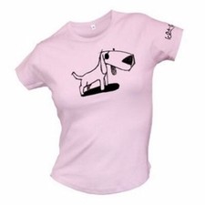 Ich + Ich (Annette Humpe und Adel Tawil) - Hund/Dog Girlie Shirt rosa/pink - M