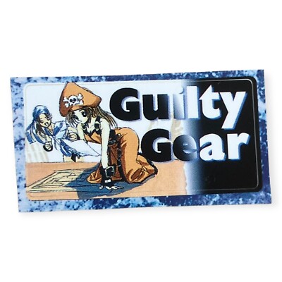 Sony PlayStation 1 PS1 Official Guilty Gear Memory Card Sticker