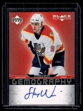 2007-08 Upper Deck Black Diamond Gemography Stephen Weiss Auto Florida Panthers