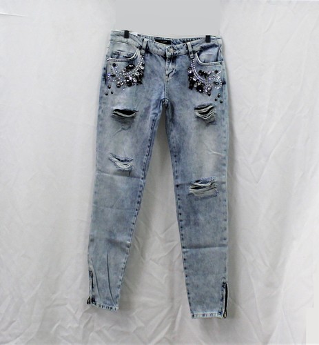 Guess Marilyn 3 Zip Skinny Jeans(26X31 
