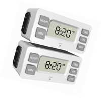 Stanley 38425 Timermax Digislim Polarized 1-outlet Digital Bar Timer, 2-pack Stanley 38425 Timermax Digislim Polarized 1-outlet Digital Bar Timer, 2-pack