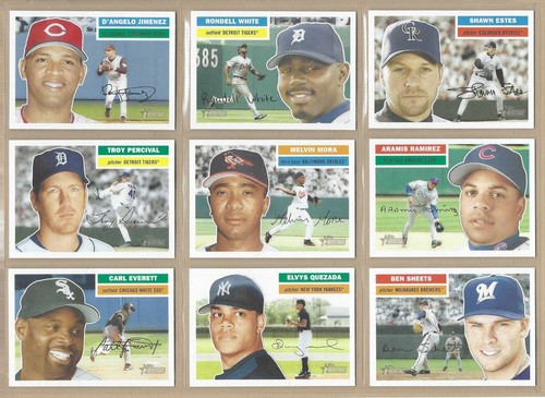 Topps Heritage 2005 SP y variaciones - elige cualquier impresión corta que desees - envío rápido - Imagen 42 de 101