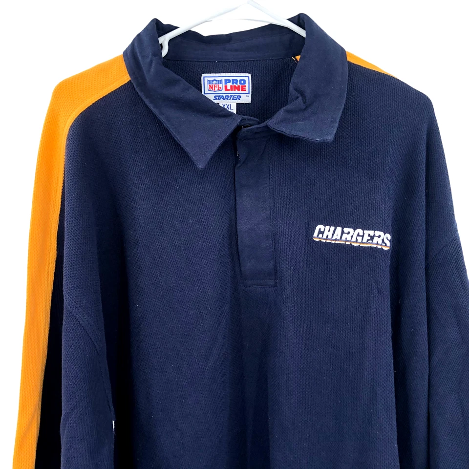 De colección Nuevo con Etiquetas Starter San Diego Chargers Pro Line NFL Pull Over Manga Larga 1/4 Cremallera Foto 2 de 4
