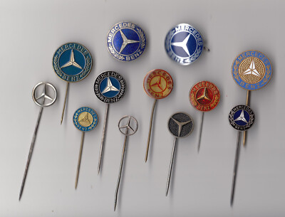 Vintage & Modern Mercedes Benz Auto Logo Pin Anstecker Auto Stecknadel PKW LKW