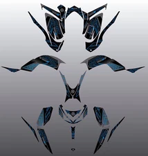 Fits Yamaha Raptor 700R Graphics Kit 2013 TO 2024 decal KIT stickers
