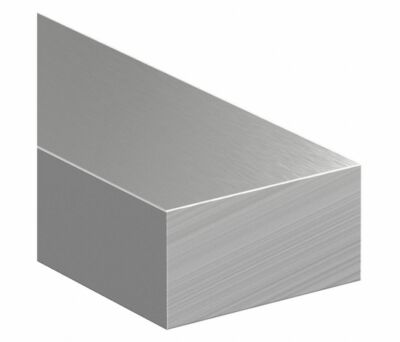 3pcs 1//4/" x 1//4/" 1//16/" Radius 6063 SQUARE ALUMINUM FLAT BAR 1 Ft Mill Finish