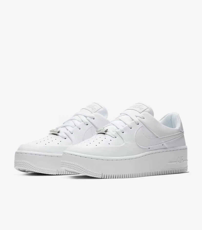 Nike white air force 1 sage sale