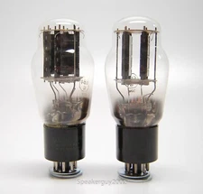 2 Sylvania JAN CHS 6B4G Vacuum Tubes / KT3