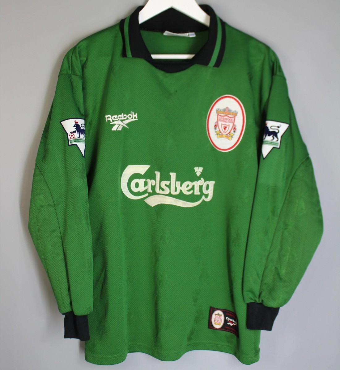 LIVERPOOL ENGLAND 1996/1997 GOALKEEPER FOOTBALL SHIRT JERSEY