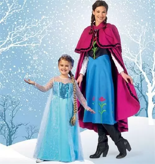 Elsa dress with cape cheap
