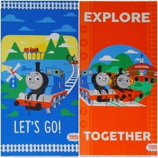 Thomas The Tank Engine Fabric Panel Train Patchwork Quilt or Cot Panel