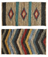 Creative Co-op Terrain 2 Piece Multi Color Area Rug Set on sale Creative Co-op Terrain 2 Piece Multi Color Area Rug Set on sale