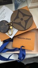 Autentico portachiavi LOUIS VUITTON monogramma rovesciato e ciondolo borsa M69317 nuovo con etichette 